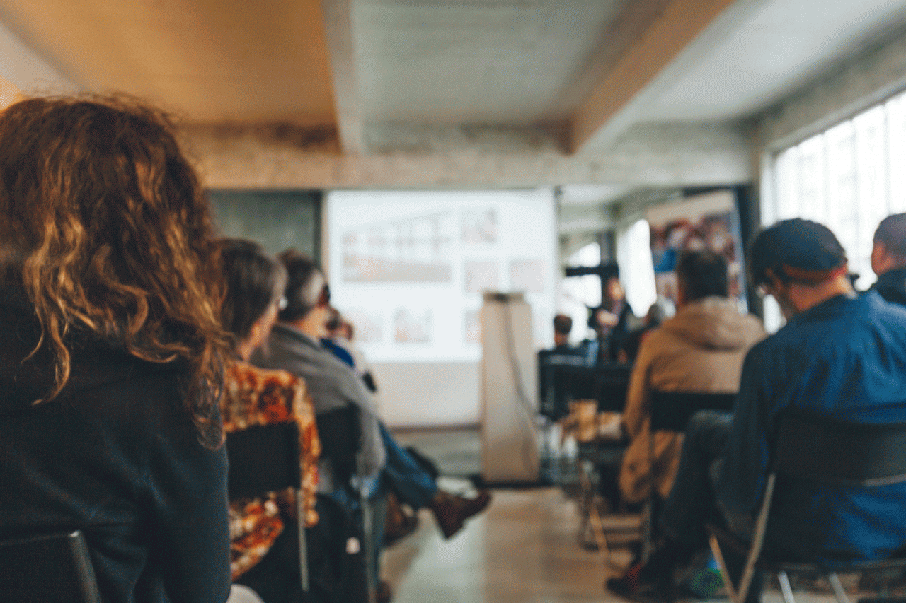 Lezione in aula presso centro di psicoterapia